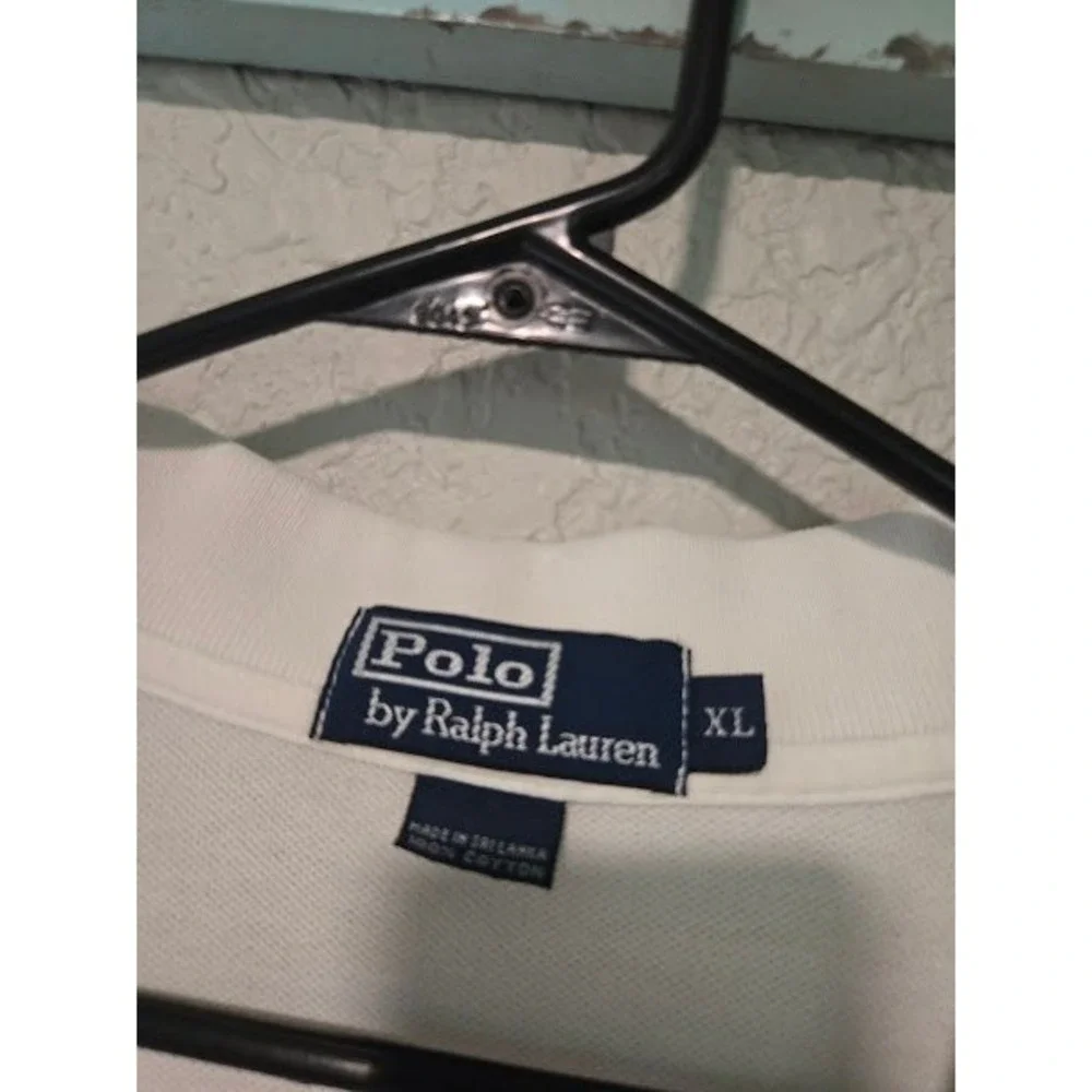 Polo RL White Polo with Large Pony